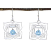 Blue-Topaz-Australian-Lorena-Solitaire-Dangle-Blue-925-Silver-Earring