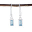 Blue-Topaz-African-Lea-Solitaire-Dangle-Blue-92.5-Silver-Earring
