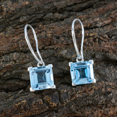 Blue-Topaz-German-María-Solitaire-Dangle-Blue-Sterling-Silver-Earring