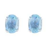 Blue-Topaz-Turkish-Paula-Solitaire-Stud-Blue-925-Sterling-Silver-Earring