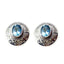 Blue-Topaz-Australian-Rosa-Solitaire-Stud-Blue-925-Silver-Earring