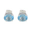 Blue-topaz-Japanese-Yuki-Solitaire-Stud-Blue-925-Sterling-Silver-Earring