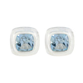 Blue-Topaz-Russian-Valentina-Solitaire-Stud-Blue-Sterling-Silver-Earring