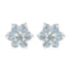 Blue-Topaz-Korean-Nova-multiple-Stud-Blue-92.5-Silver-Earring