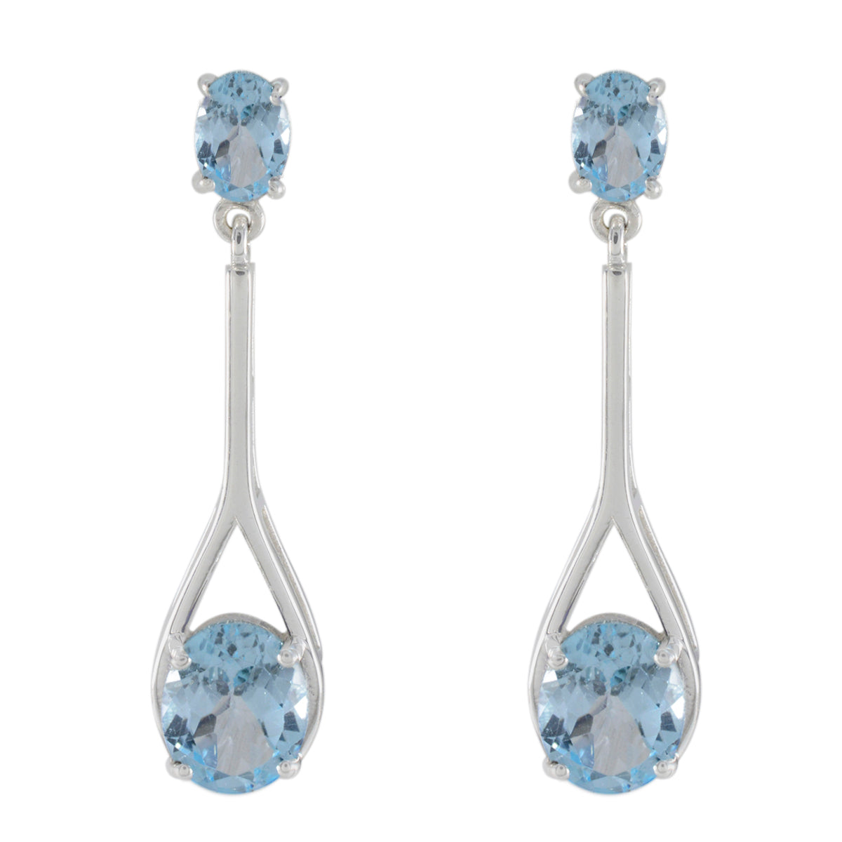 Blue-Topaz-Korean-Ji-eun-Toi-et-Moi-Stud-Blue-Sterling-Silver-Earring