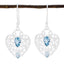 Blue-topaz-Mexican-Fernanda-multiple-Dangle-Blue-925-Silver-Earring