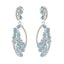 Blue-Topaz-American-Amanda-multiple-Stud-Blue-925-Silver-Earring