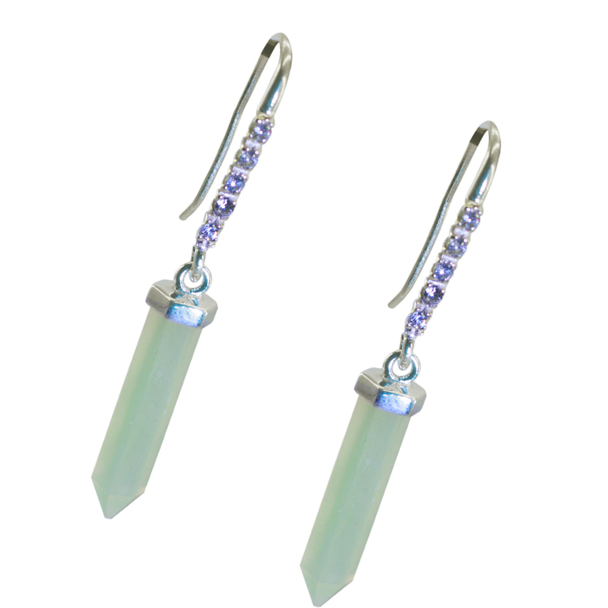 Chalcedony-Spanish-Aurora-multiple-Dangle-Blue-925-Silver-Earring