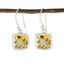 Citrine-Spanish-Claire-Solitaire-Dangle-Yellow-925-Sterling-Silver-Earring
