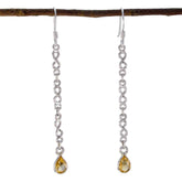 Citrine-Japanese-Paula-multiple-Dangle-Yellow-925-Silver-Earring