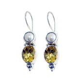 Citrine-Middle-Eastern-Eliza-multiple-Dangle-Yellow-92.5-Silver-Earring