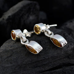 Citrine-Mexican-Ella-multiple-Stud-Yellow-92.5-Silver-Earring