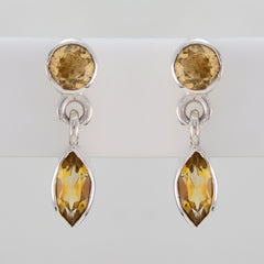 Citrine-Mexican-Ella-multiple-Stud-Yellow-92.5-Silver-Earring
