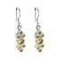 Citrine-Australian-Ellie-multiple-Dangle-Yellow-Silver-Earring