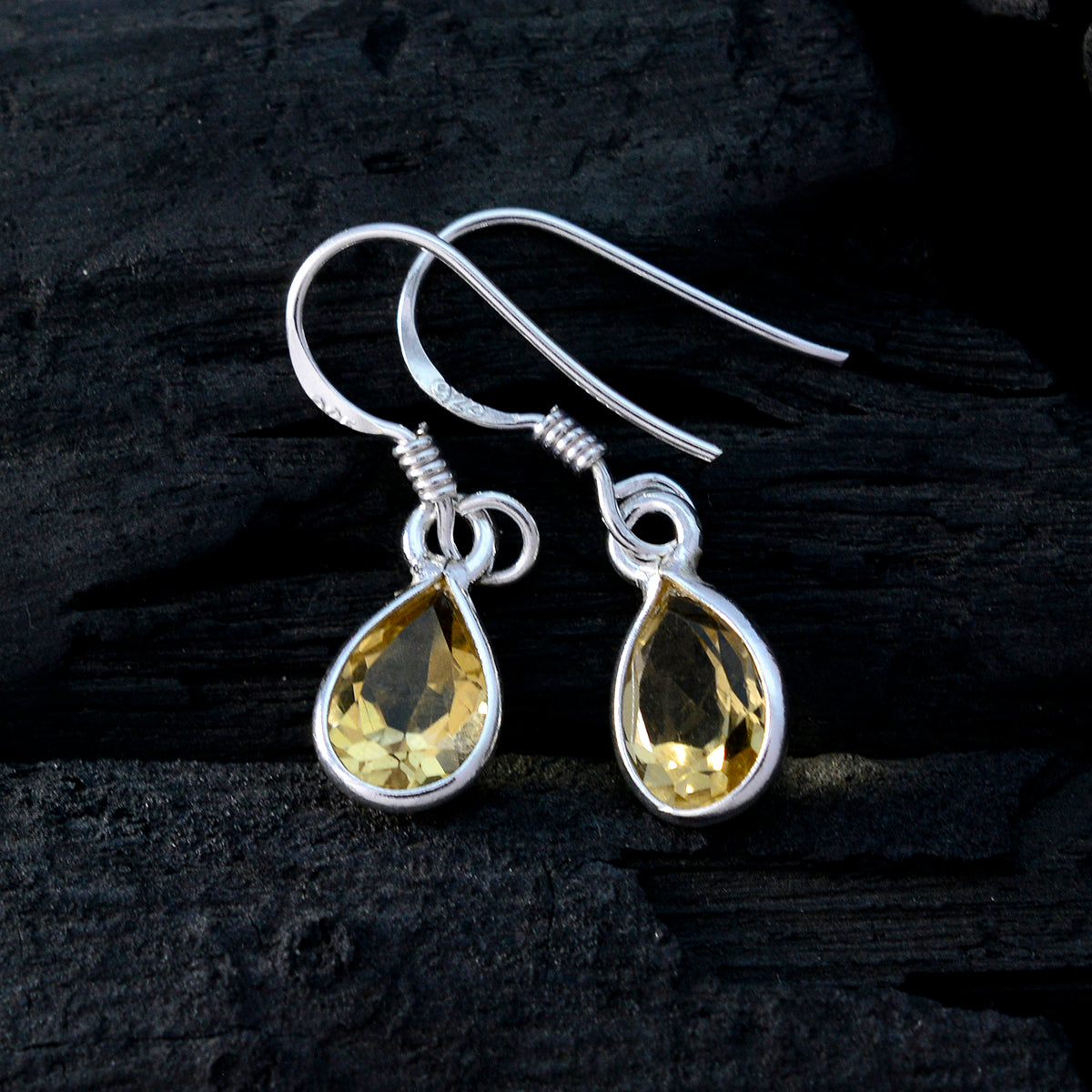 Citrine-Japanese-Hannah-multiple-Dangle-Yellow-925-Silver-Earring