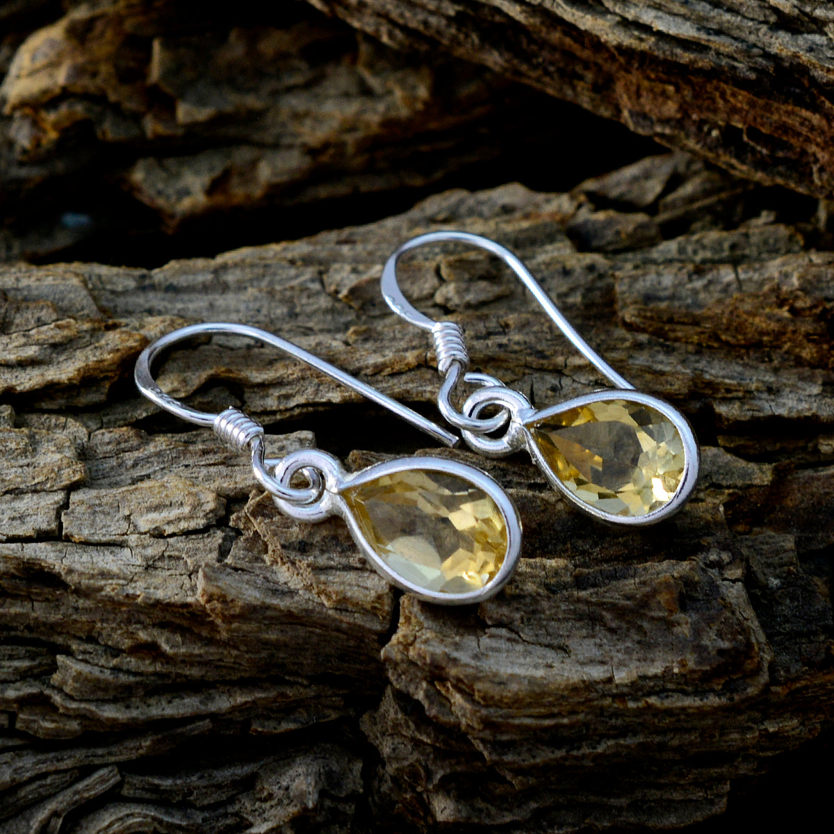 Citrine-Japanese-Hannah-multiple-Dangle-Yellow-925-Silver-Earring