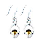 Citrine-Japanese-Hanna-Solitaire-Dangle-Yellow-Sterling-Silver-Earring