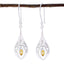 Citrine-Latin-American-Isabel-Solitaire-Dangle-Yellow-925-Sterling-Silver-Earring