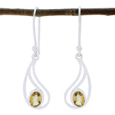 Citrine-Egyptian-Julia-Solitaire-Dangle-Yellow-92.5-Silver-Earring