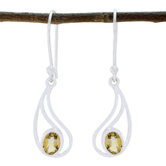 Citrine-Egyptian-Julia-Solitaire-Dangle-Yellow-92.5-Silver-Earring