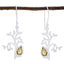 Citrine-American-Katarina-Solitaire-Dangle-Yellow-Sterling-Silver-Earring