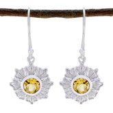 Citrine-Korean-Katharina-Solitaire-Dangle-Yellow-92.5-Silver-Earring