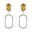 Citrine-Moroccan-Maya-Solitaire-Stud-Yellow-92.5-Silver-Earring