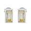 Citrine-Japanese-Grace-Solitaire-Stud-Yellow-92.5-Silver-Earring