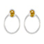 Citrine-Australian-Olivia-Solitaire-Stud-Yellow-925-Silver-Earring
