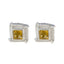 Citrine-American-Aiko-Solitaire-Stud-Yellow-925-Silver-Earring
