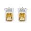 Citrine-Korean-Lucia-Solitaire-Stud-Yellow-925-Sterling-Silver-Earring