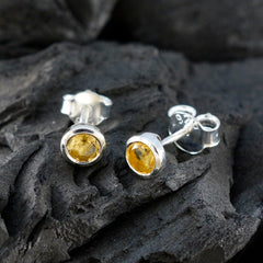 Citrine-American-Lourdes-Solitaire-Stud-Yellow-925-Silver-Earring