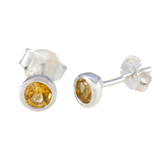 Citrine-American-Lourdes-Solitaire-Stud-Yellow-925-Silver-Earring