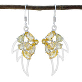 Citrine-American-Victoria-multiple-Dangle-Yellow-925-Silver-Earring