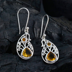 Citrine-French-Ha-eun-Toi-et-Moi-Dangle-Yellow-925-Silver-Earring