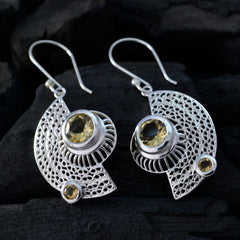 Citrine-Italian-Grace-multiple-Dangle-Yellow-92.5-Silver-Earring