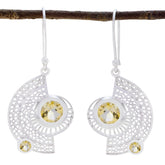 Citrine-Italian-Grace-multiple-Dangle-Yellow-92.5-Silver-Earring