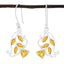 Citrine-Egyptian-Isabelle-multiple-Dangle-Yellow-925-Silver-Earring