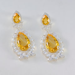 Citrine-Indian-Araya-multiple-Stud-Yellow-Sterling-Silver-Earring