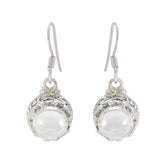 Crystal-Quartz-French-Chen-multiple-Dangle-White-Sterling-Silver-Earring