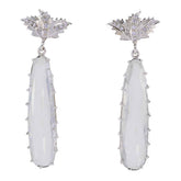 Crystal-Quartz-Indian-Zara-multiple-Stud-White-925-Silver-Earring