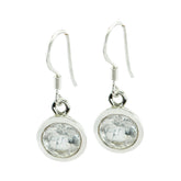 Crystal-Quartz-Japanese-Hye-jin-Solitaire-Dangle-White-92.5-Silver-Earring