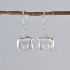 Kristall-Quarz-Amerikanischer-Jia-Solitär-Ohrhänger-Weiß-Silber