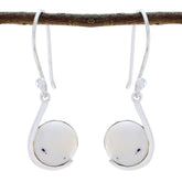 Dendrite-Opal-Spanish-Mei-Solitaire-Dangle-White-92.5-Silver-Earring