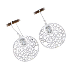 Green-Amethyst-Korean-Carolina-Solitaire-Dangle-Green-Silver-Earring