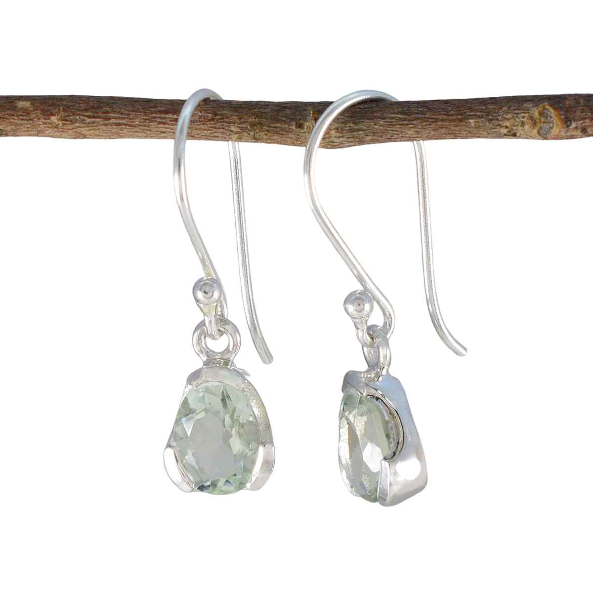 Green-Amethyst-Japanese-Nari-Solitaire-Dangle-Green-Silver-Earring
