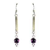 Garnet-French-Marie-multiple-Dangle-Red-925-Silver-Earring