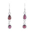 Garnet-American-Noelia-multiple-Dangle-Red-925-Silver-Earring