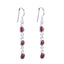 Garnet-African-Noelia-multiple-Dangle-Red-Silver-Earring