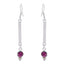 Garnet-Italian-Eliza-multiple-Dangle-Red-925-Sterling-Silver-Earring